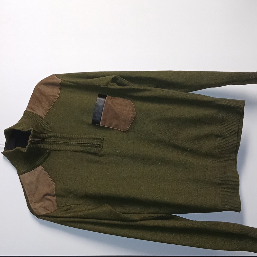 Alberto Cardinali Men Olive Green  sweater Size Small